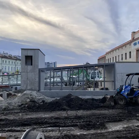 Budowa Rzeszowskiego Centrum Komunikacyjnego [październik 2023] - fot 29